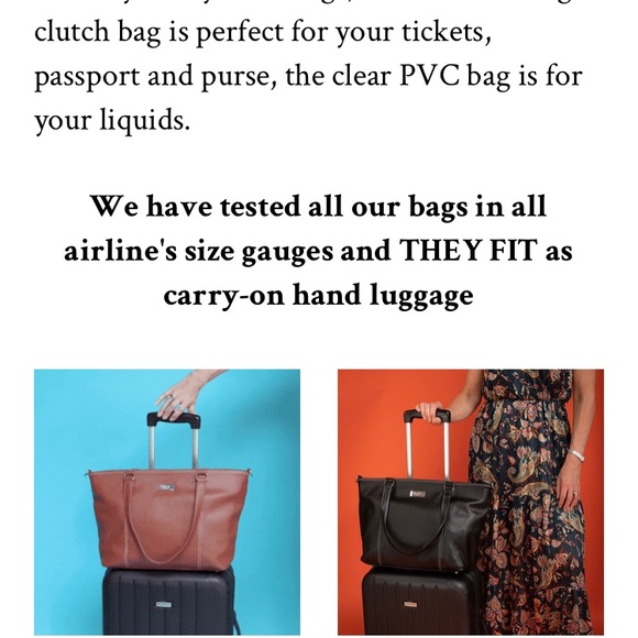 Mia Tui Travel Tote from London - Picture 14 of 17